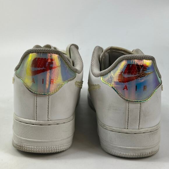 Nike Air Force 1 CV1699-100 Men\'s Shoe Size 10 White Iridescent Pixel Sneaker main image 7